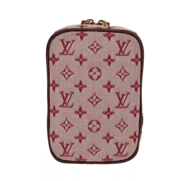 LOUIS VUITTON Monogram Mini Usu Digital Pouch Red M60001 LV Auth 89538 - Picture 2 of 16